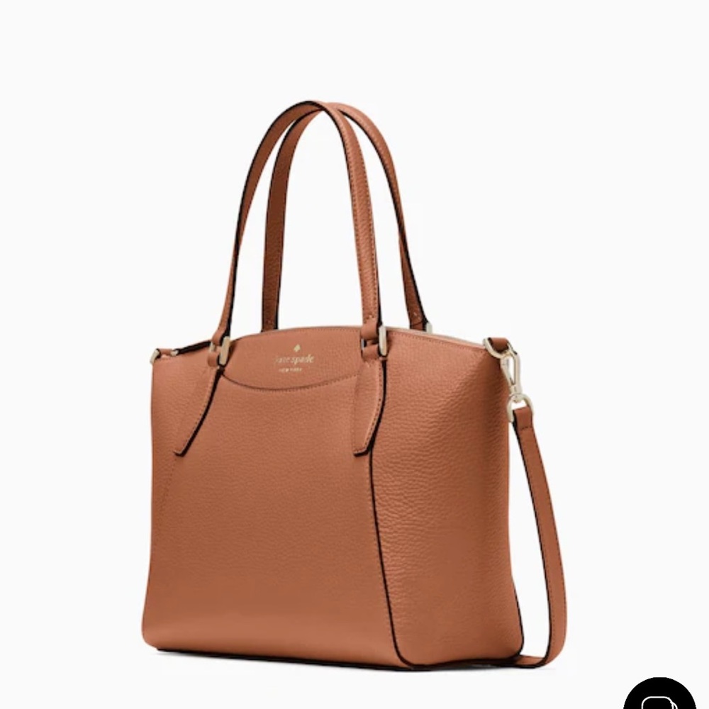 Kate Spade Monica Satchel in Warm Gingerbread NWT